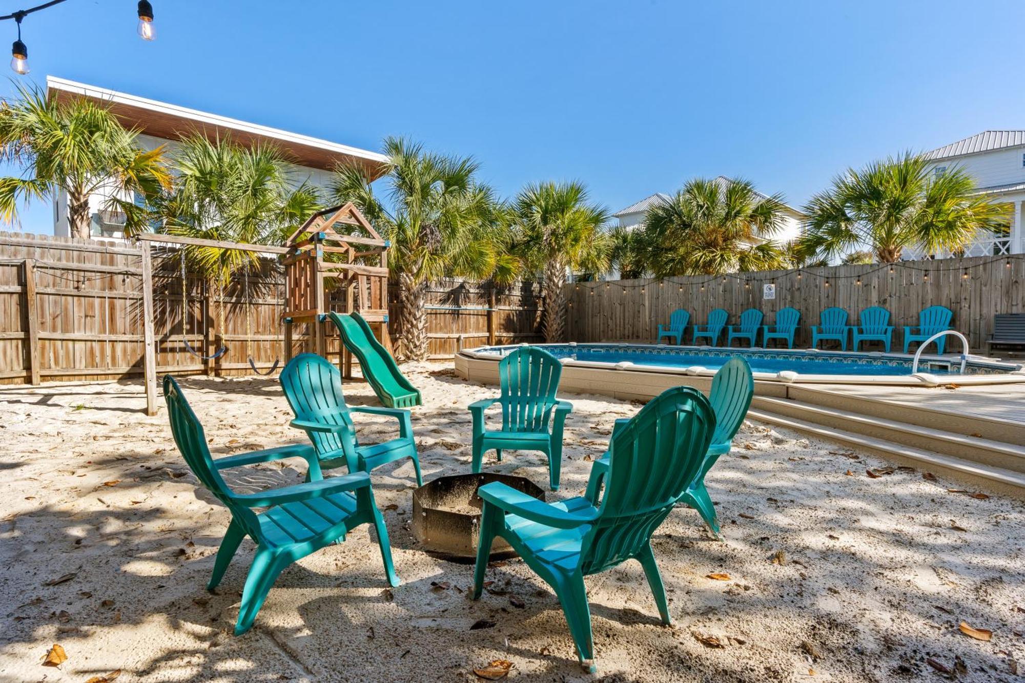 Zula Beach Vacation Home, Sleeps 16, Private Heated Pool, 4Min Walk To The Beach, Pets Welcome, Fenced Yard Destin Bagian luar foto