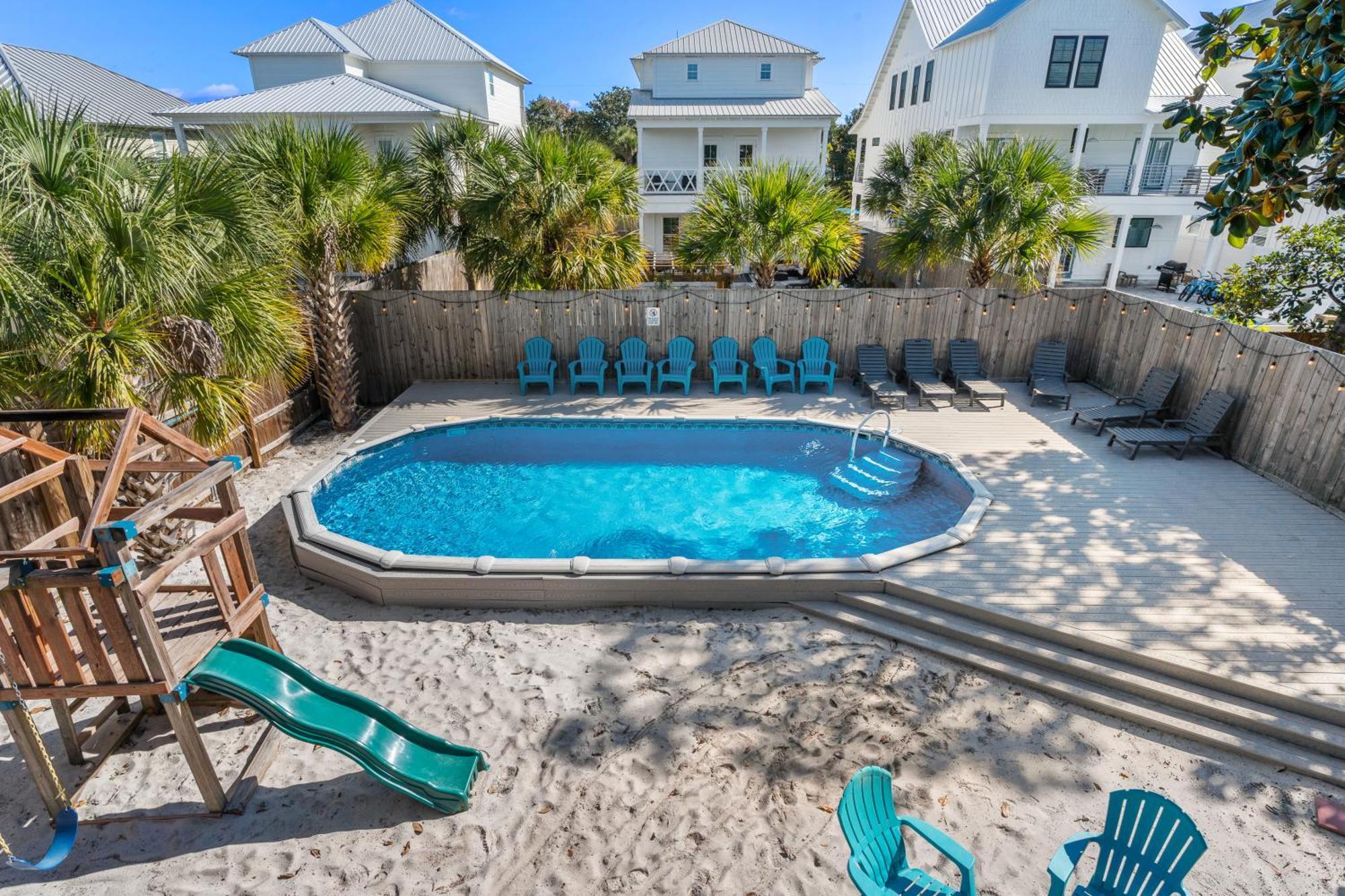 Zula Beach Vacation Home, Sleeps 16, Private Heated Pool, 4Min Walk To The Beach, Pets Welcome, Fenced Yard Destin Bagian luar foto